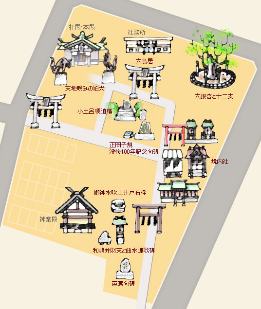 境内見取り図